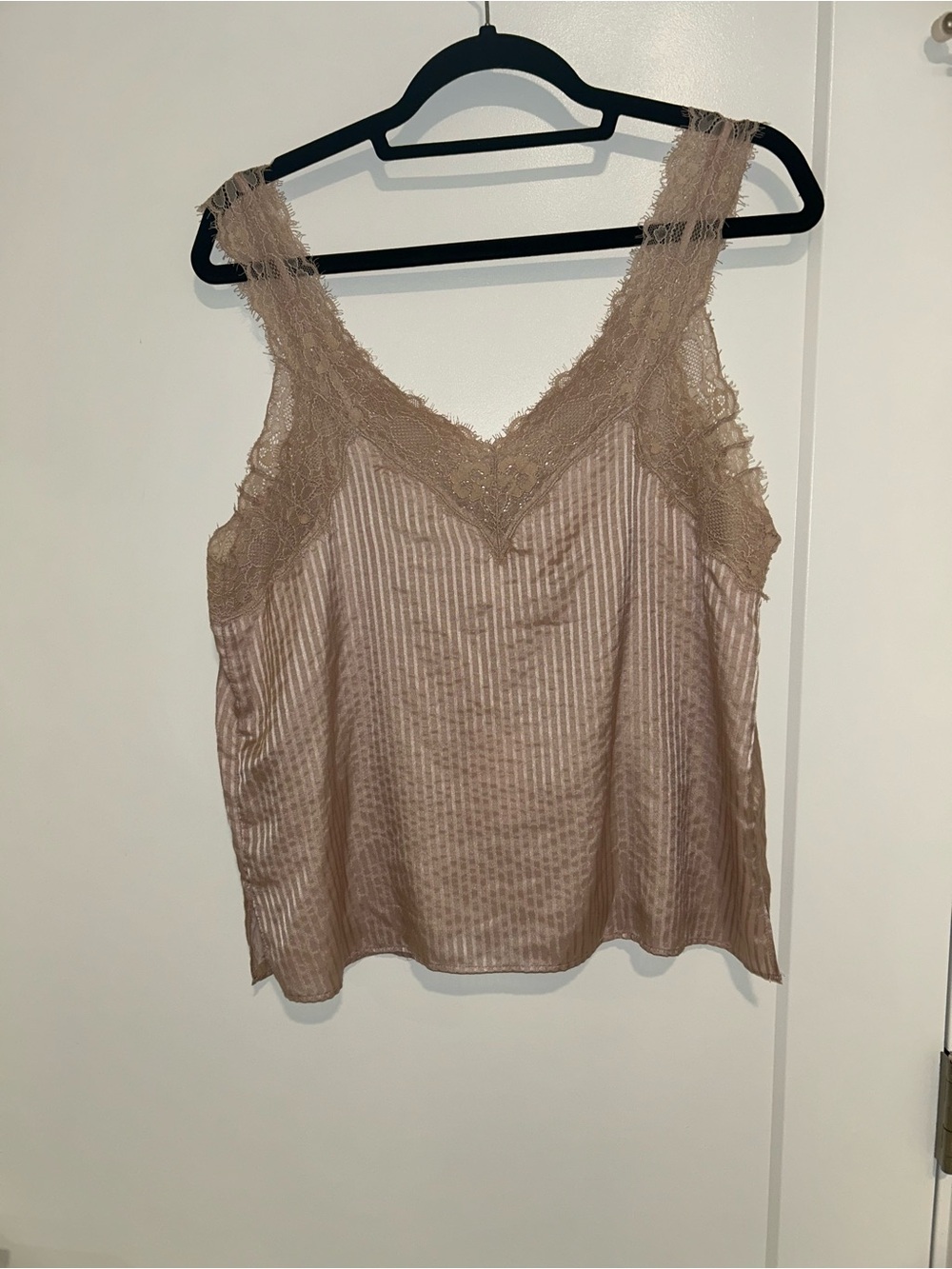 Cami NYC Krista Silk Cotton Cami in Sand